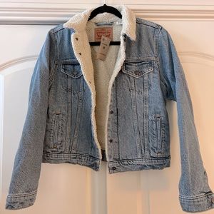 Levi’s original Sherpa trucker jean jacket